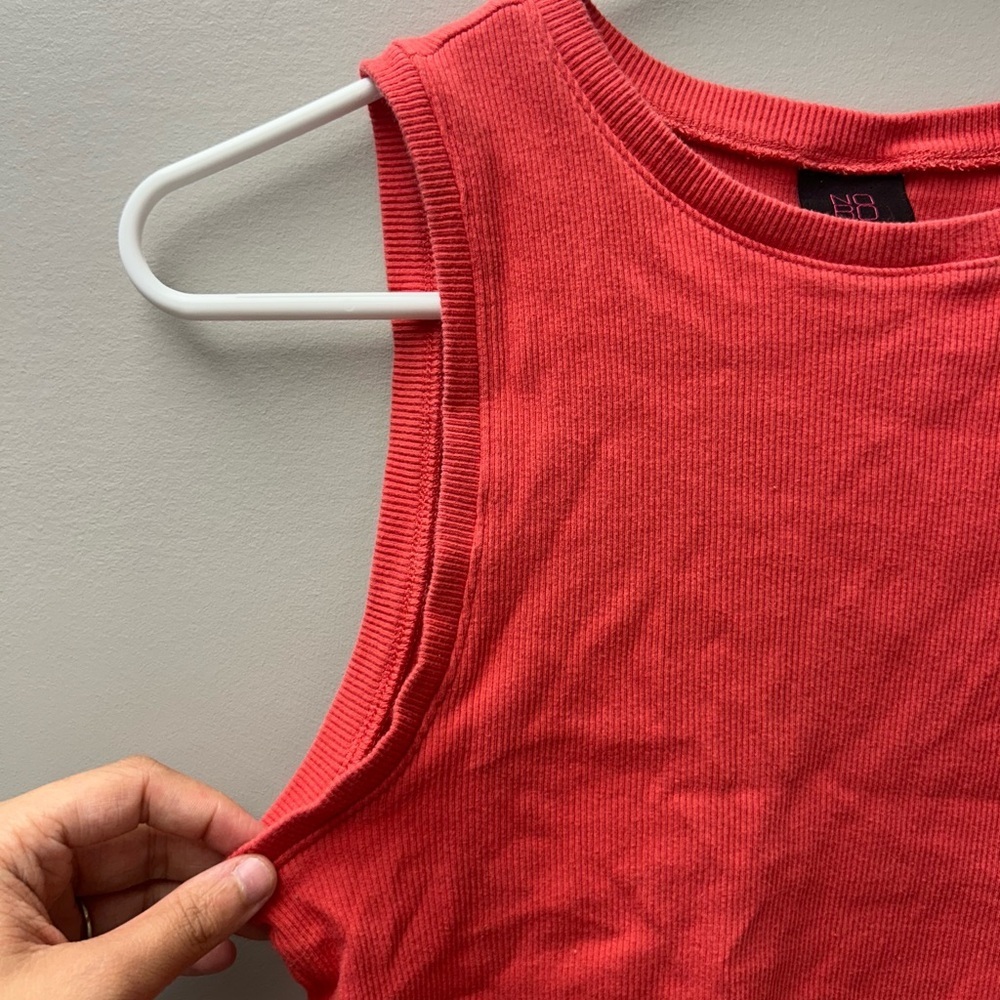 NOBO Pink Ribbed Tank Top - Picture 2 of 5